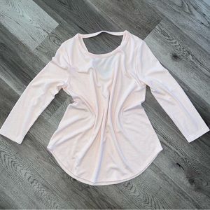 Ann Taylor LOFT Blush Pink Athleisure Sweater Size M